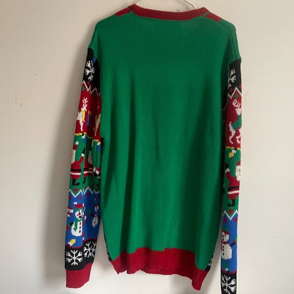 Ugly Christmas Sweater – Snowman Tie Suspender Design - Picture 7 of 10